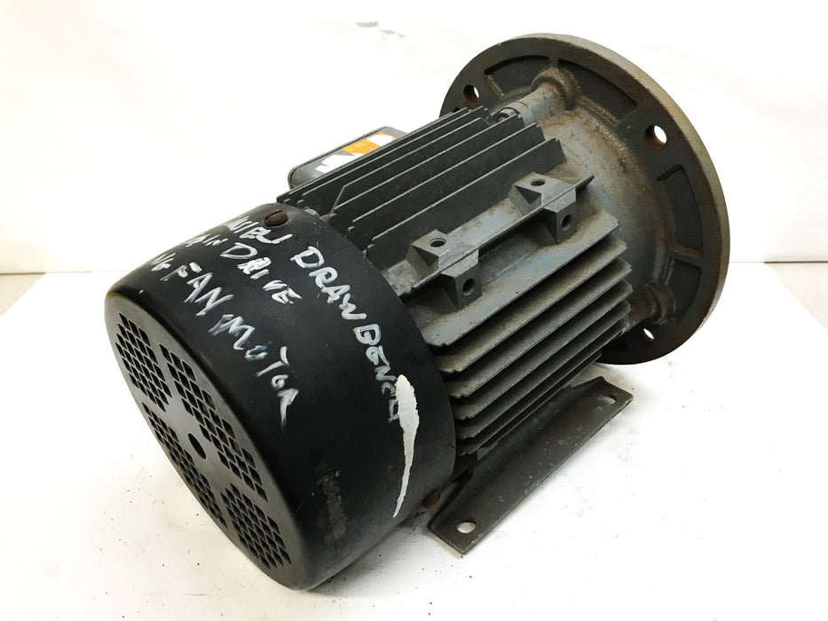 Brook Crompton 4 HP 3430 RPM Cooling Fan Motor 2827100-04 USED