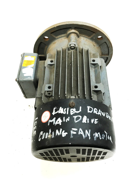 Brook Crompton 4 HP 3430 RPM Cooling Fan Motor 2827100-04 USED