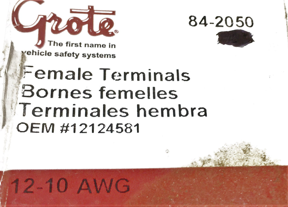 Grote Female Terminal 84-2050 [Lot of 6] NOS