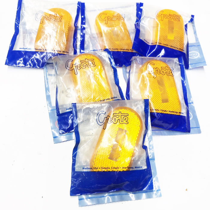 Grote Amber Marker/Clearance Lens 90203 [Lot of 6] NOS