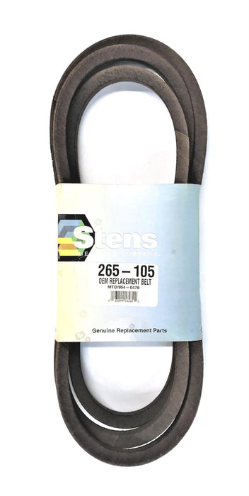 STENS OEM REPLACEMENT BELT 265-105(MTD/954-0476) NOS