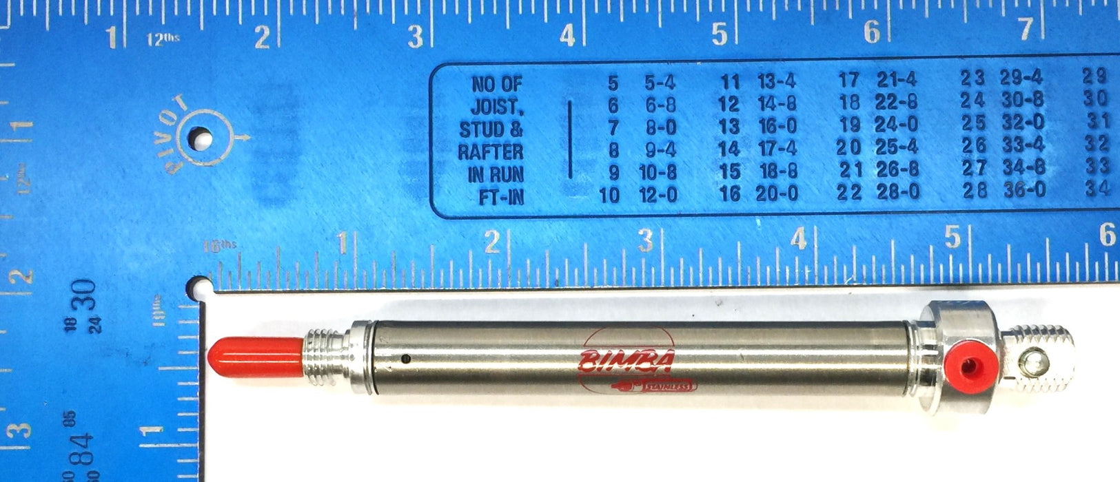 Bimba Stainless Pneumatic Air Cylinder 011.5-P NOS