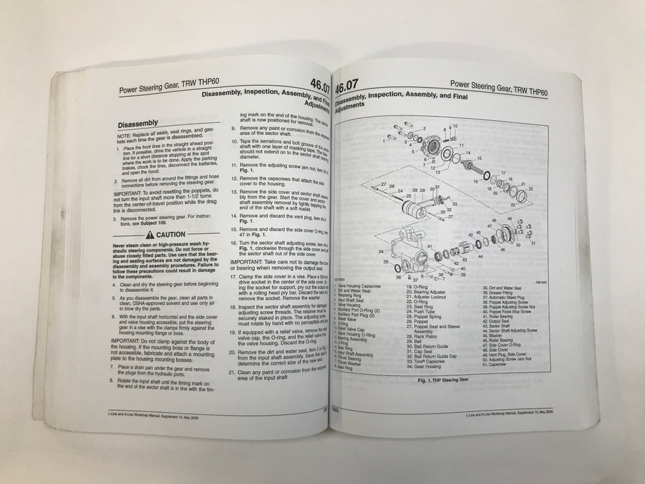 Sterling Trucks L-Line and A-Line Workshop Manual - Groups 42.24-54.03 USED