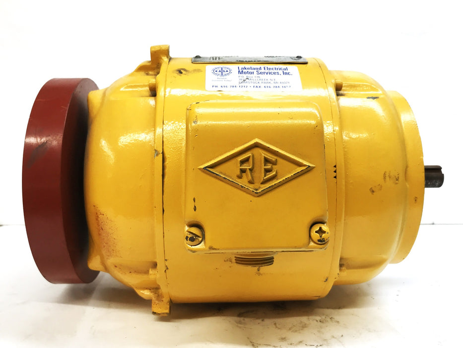Reuland Model 7525General Purpose Motor 0015E-1BAN-0007 REMANUFACTURED