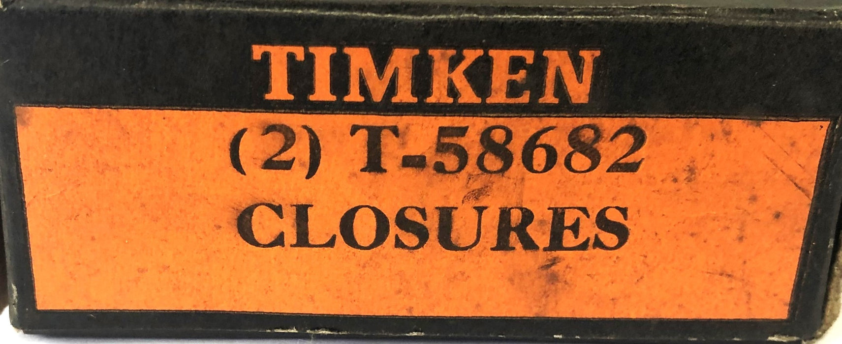 Timken 2 Piece Set Bearing End Cap Closure/Flinger T-58682 NOS