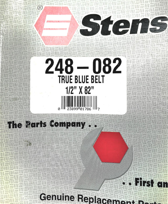 STENS TRUE BLUE BELT 1/2" x 82" 248-082 NOS