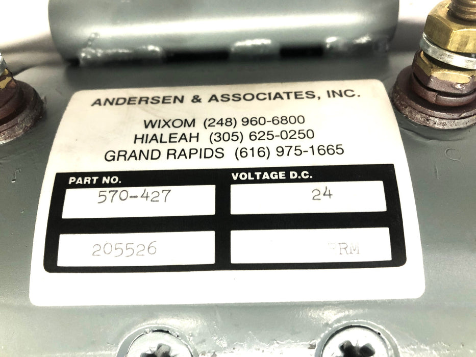 Anderson & Associates 24VDC Forklift Motor For Raymond 570-427 (205526) NOS