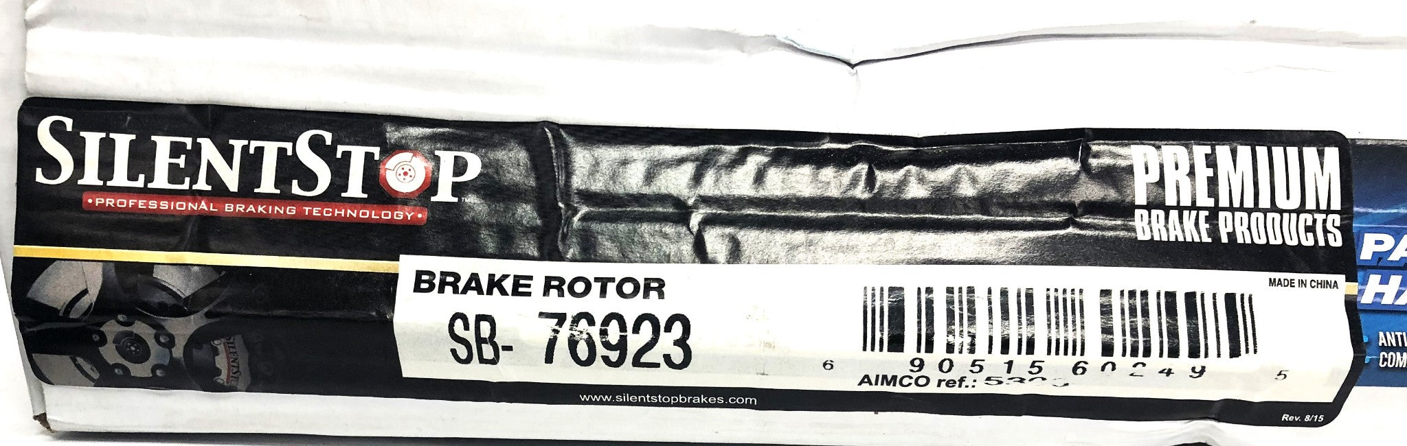 Silent Stop Front Brake Disc Rotor SB-76923 NOS