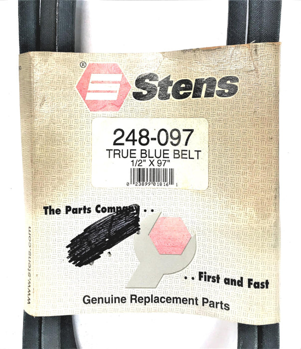 STENS TRUE BLUE BELT 1/2"x97" 248-097 NOS