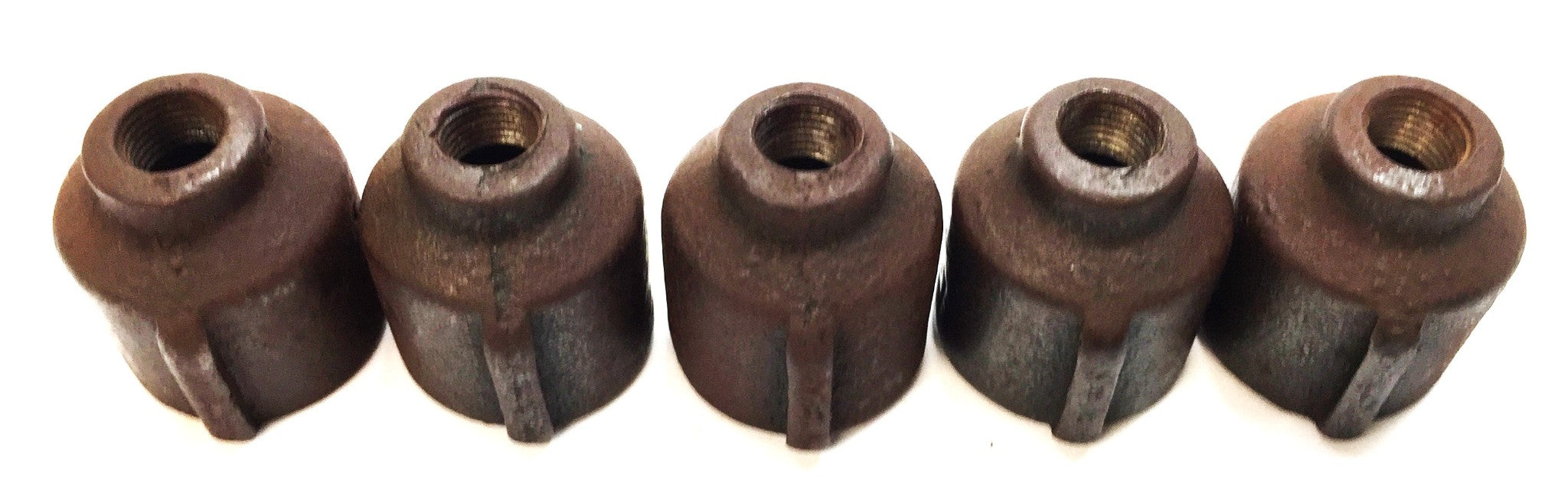 UNBRANDED 1/2" x 1/8" Black Iron Reducer [Lot of 5] NOS