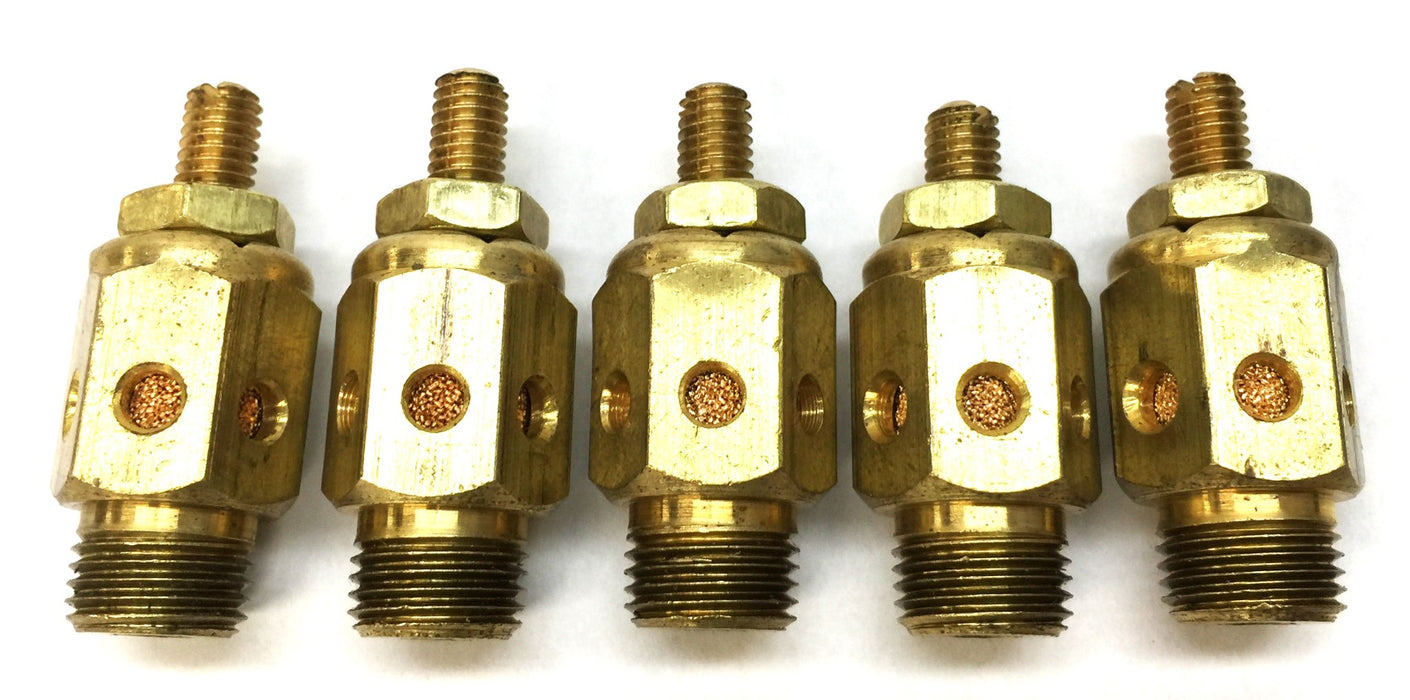 Alkon Valves 1/8" NPT Speed Control Muffler SCS-18 [Lot of 5] NOS