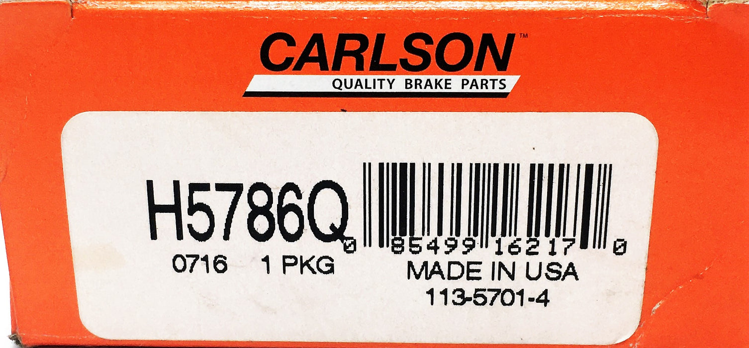 Carlson Quiet Glide Brake Hardware Kit Front H5786Q NOS