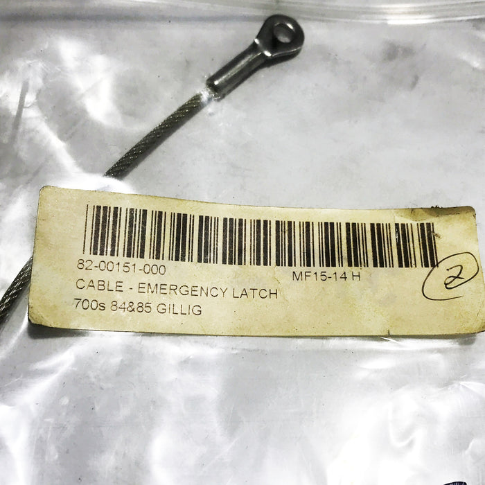 Gillig Emergency Release Cable 82-00151-000 NOS