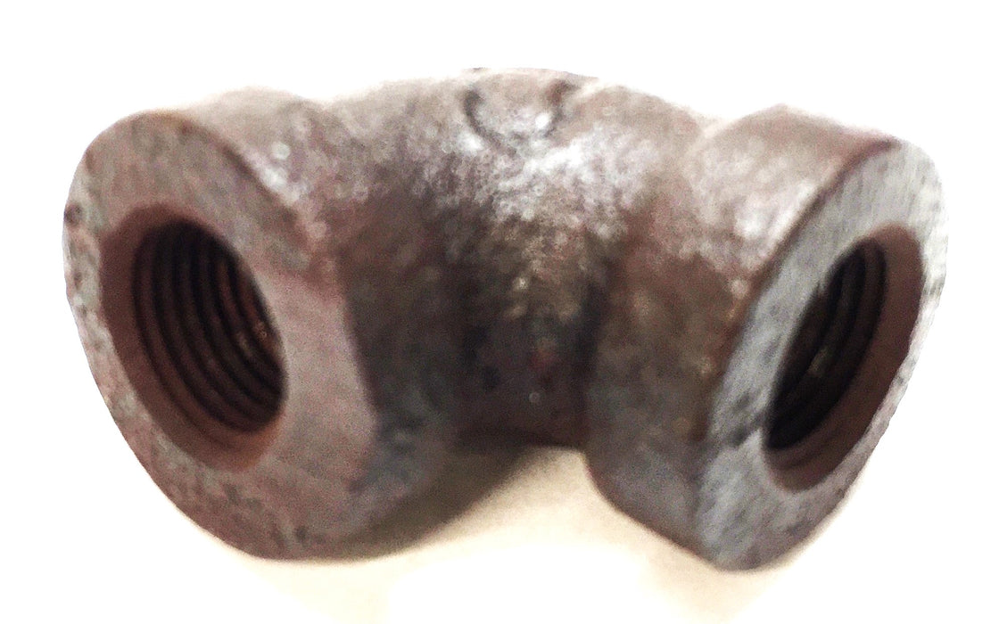 UNBRANDED 1/8" Black Malleable Iron 90 Degree Elbow Fitting [Lot of 10] NOS