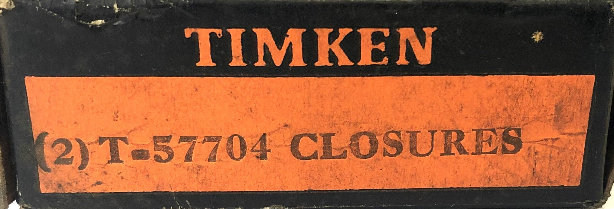 Timken 2 Piece Set Bearing End Cap Closure/Flinger T57704 NOS