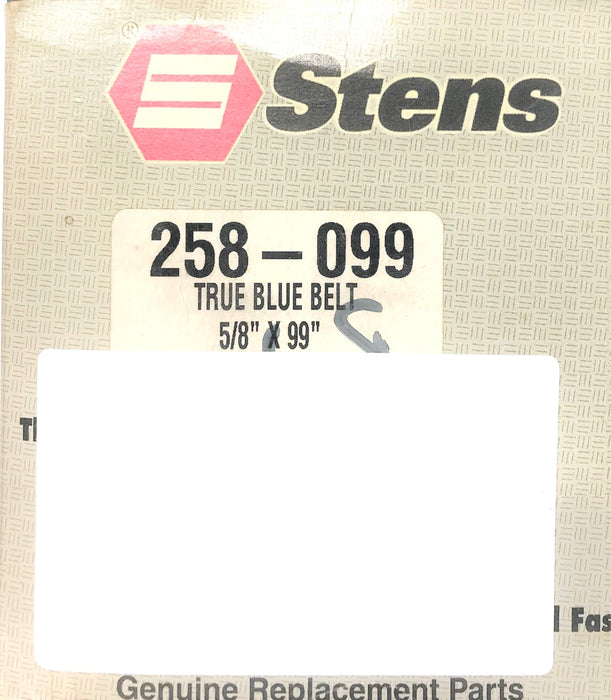 STENS TRUE BLUE BELT 5/8"x99" 258-099 NOS