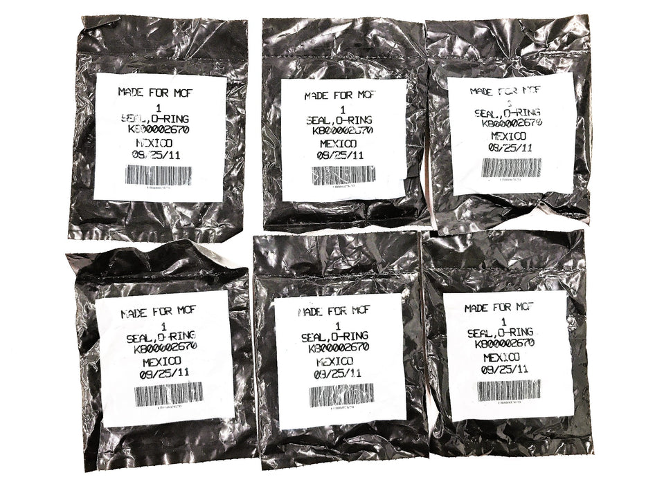 MCF "O" Ring Seal K800002670 [Lot of 6] NOS