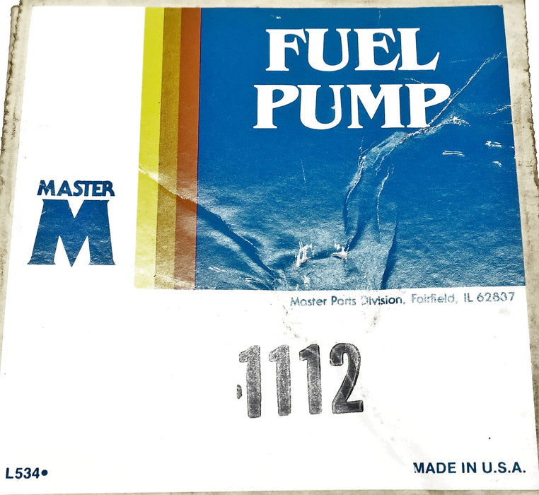 Master Fuel Pump 1112 NOS