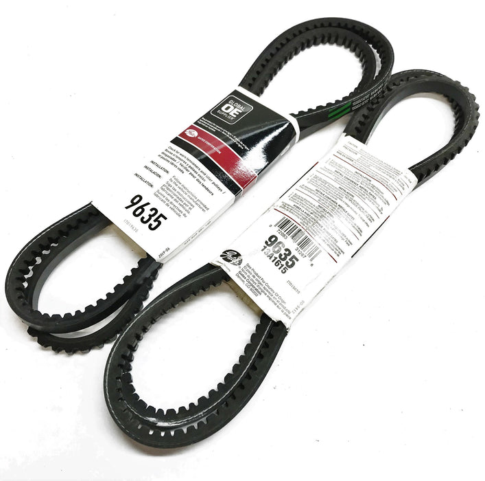 Gates "Green Stripe" Cogged V-Belt 9635 [Lot of 2] NOS