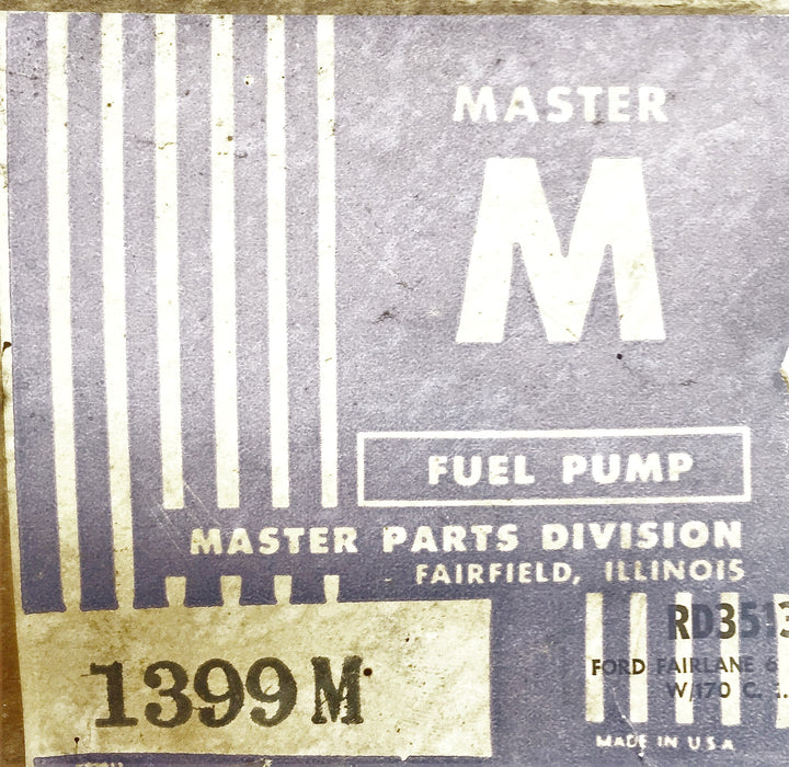 Master Fuel Pump 1399M NOS