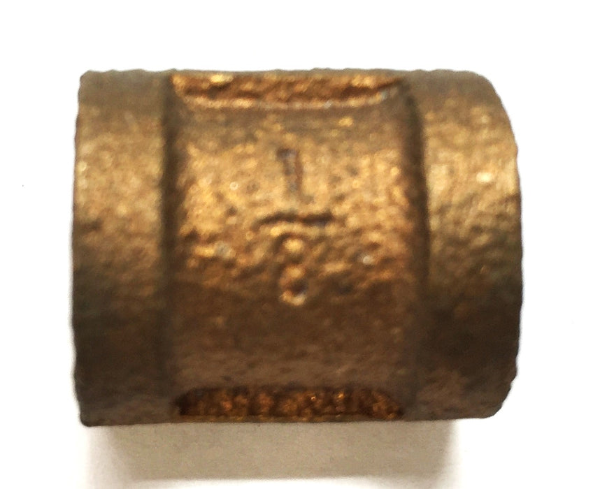 UNBRANDED 1/8" Brass Coupling [Lot of 4] NOS