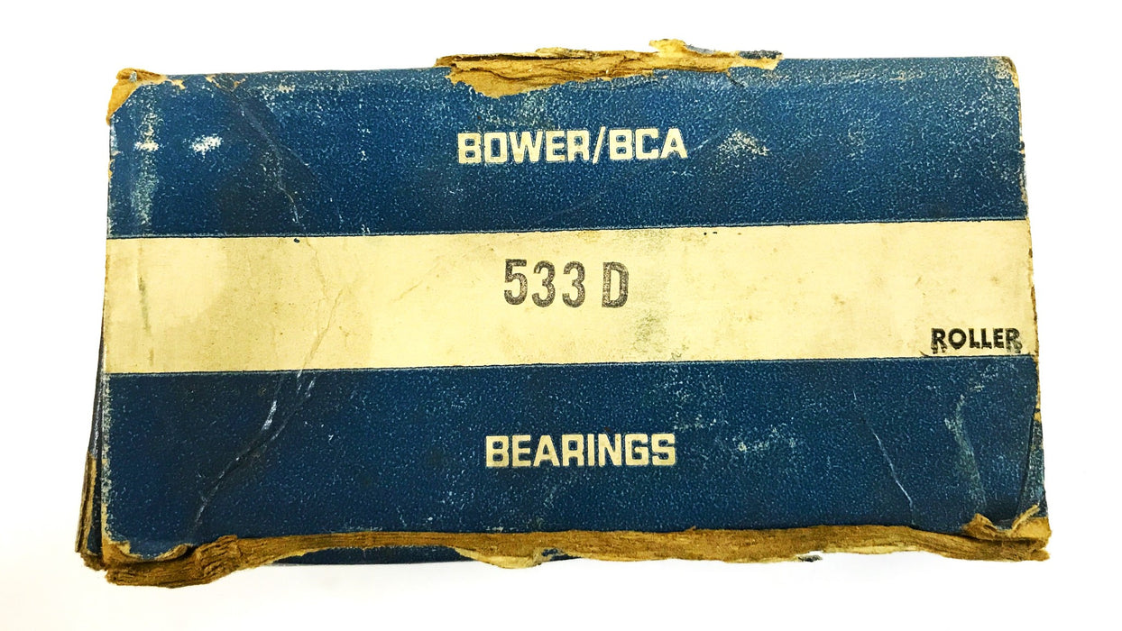 Bower Double Tapered Roller Bearing Cup 533D NOS