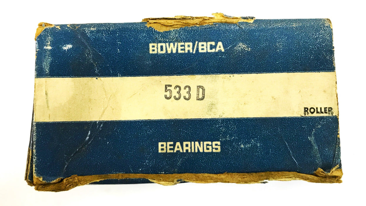 Bower Double Tapered Roller Bearing Cup 533DNA (533D) NOS