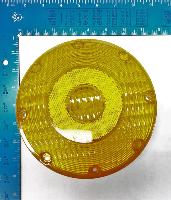 Truck-Lite Round Amber Light Assembly Model 91 USED