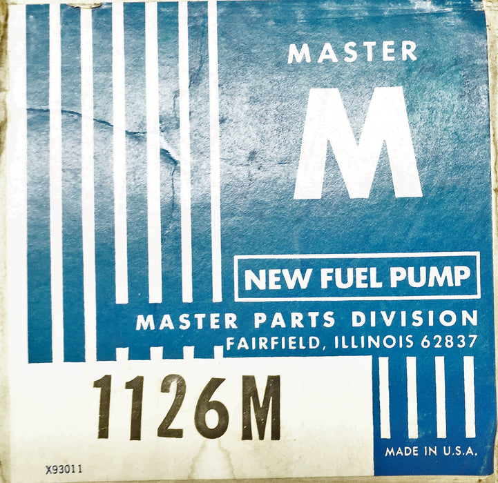 Master Fuel Pump 1126M NOS