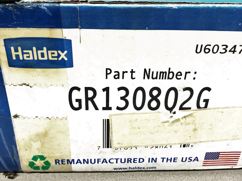 Haldex Re-Lined Brake Shoe Kit GR1308Q2G NOS