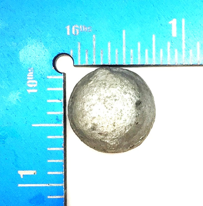 UNBRANDED 1/8" Round Top Galvanized Cap [Lot of 5] NOS