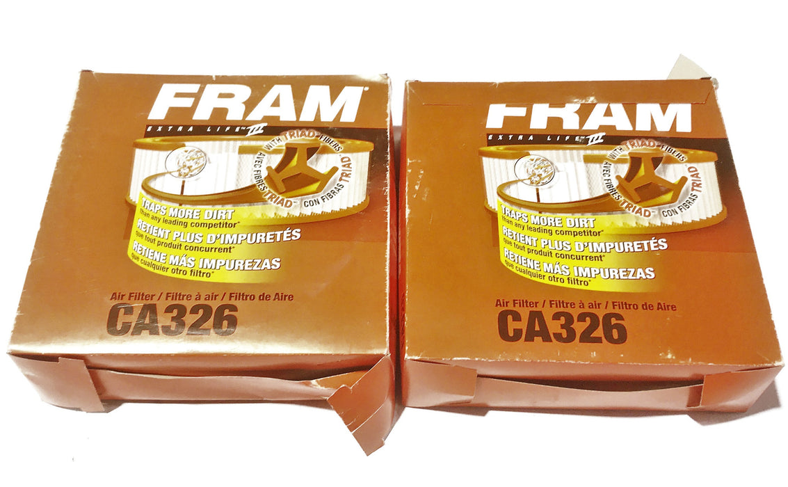 Fram Air Filter CA326 [Lot of 2] NOS