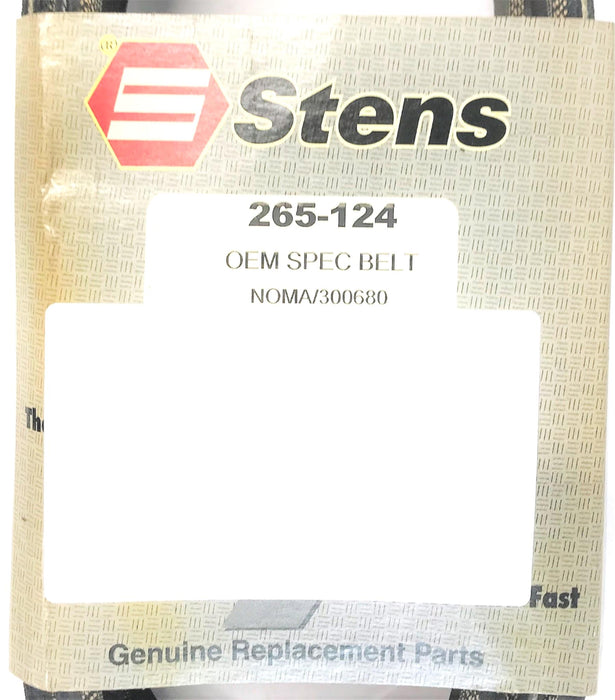 STENS OEM SPEC BELT 265-124(NOMA/300680) NOS