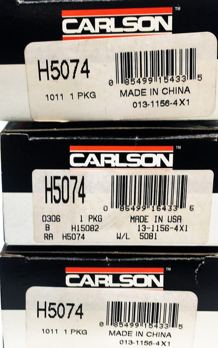 Carlson Brake Caliper Bolts H5074 [Lot of 3] NOS