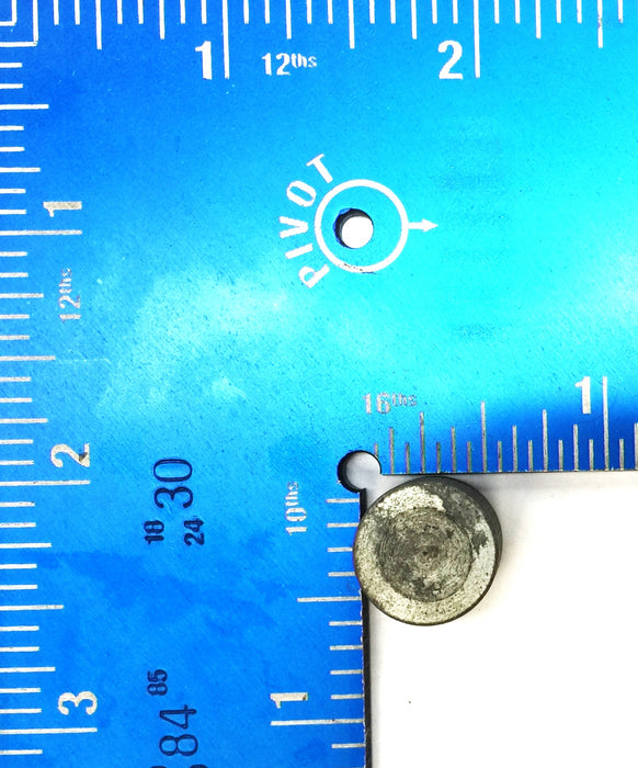 UNBRANDED 1/8" Flat Top Galvanized Cap [Lot of 6] NOS