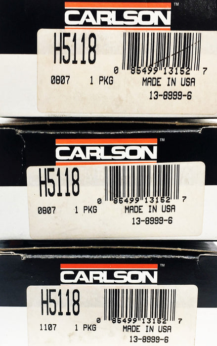 Carlson Brake Caliper Sleeve Stabilizer H5118 [Lot of 3] NOS