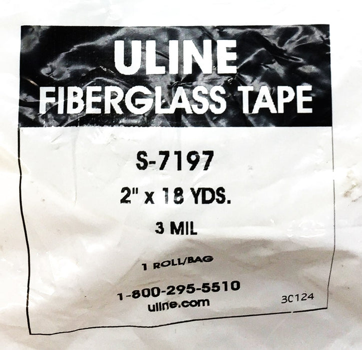 ULINE 2" x 18YDS. 3-MIL Fiberglass Tape S-7197 NOS