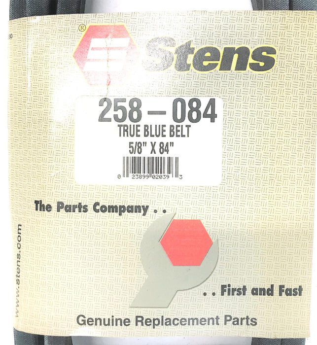 STENS TRUE BLUE BELT 5/8"x84" 258-084 NOS