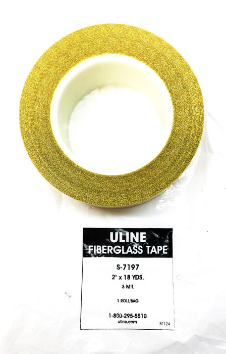 ULINE 2" x 18YDS. 3-MIL Fiberglass Tape S-7197 NOS