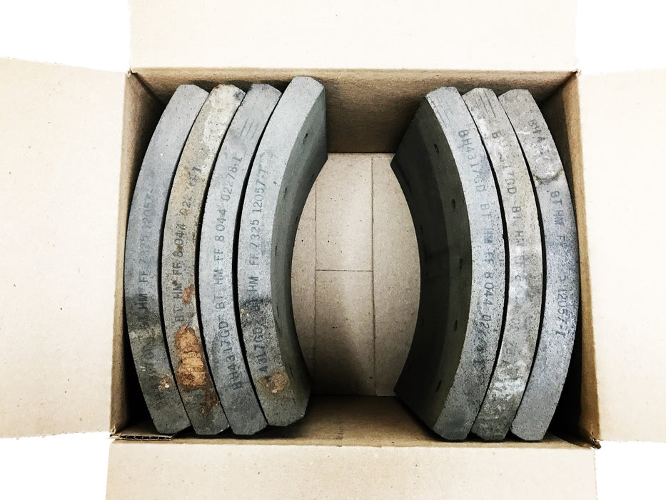 Unbranded Brake Shoe Lining Strips, Set of 7, BH4317GD NOS