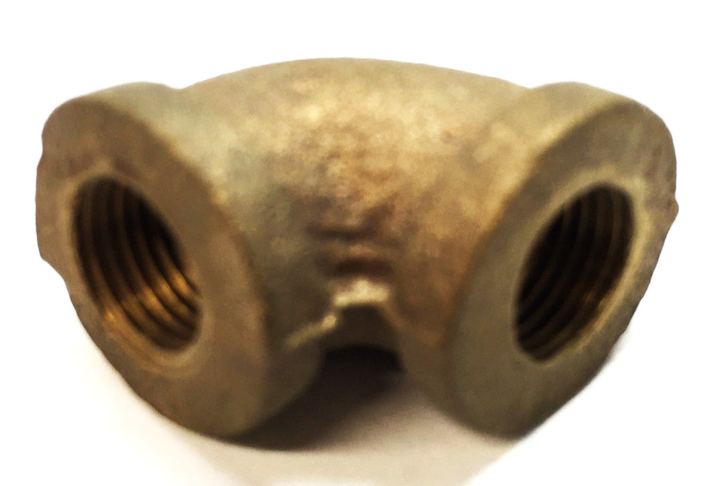 UNBRANDED 1/8" Brass 45-Degree Threaded Elbow [Lot of 6] NOS