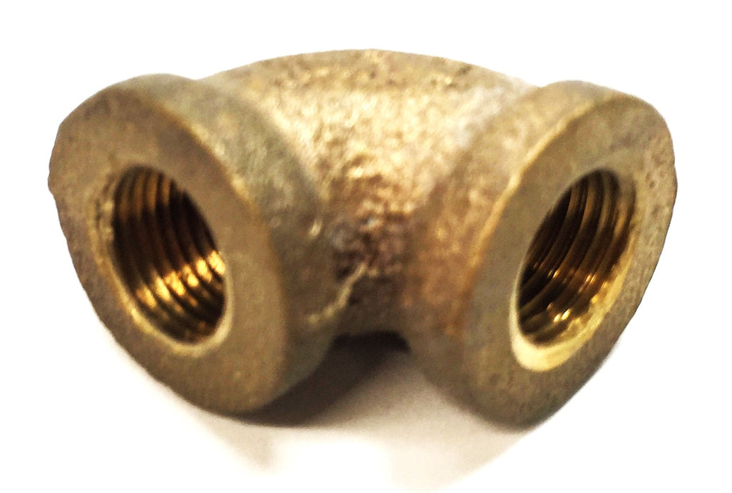 UNBRANDED 1/8" Brass 45-Degree Threaded Elbow [Lot of 7] NOS