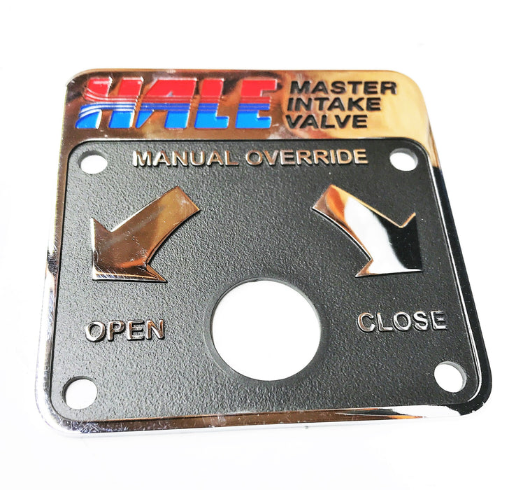 Hale Nameplate/Override Placcard & Harness 101-1480-02-0 NOS