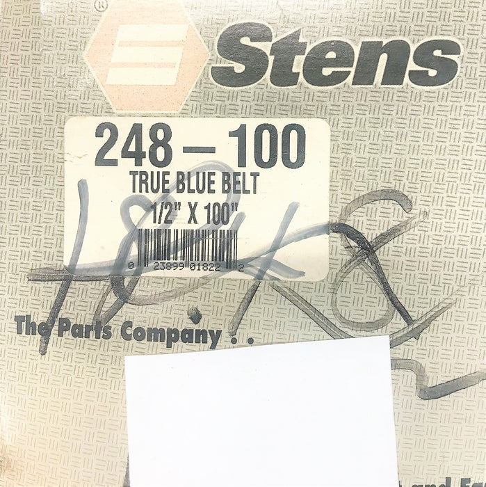 STENS TRUE BLUE BELT 1/2"x100" 248-100 NOS