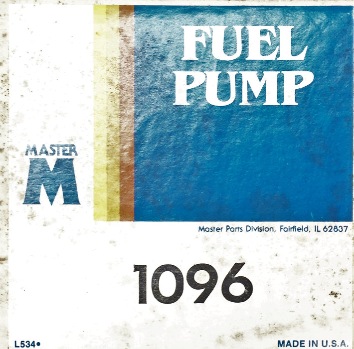 Master Fuel Pump 1096 NOS