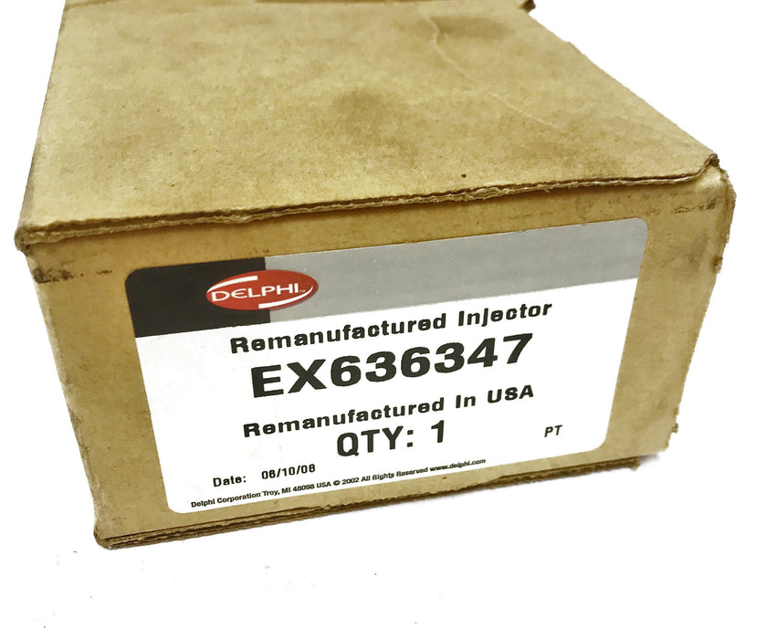 Delphi Re-Manufactured Fuel Injector EX636347 REMANUFACTURED