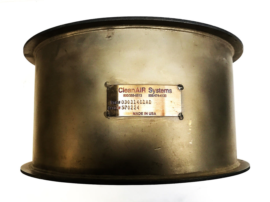 CleanAir Systems/Peterbilt 12-1/2" x 6-1/4" Diesel DPF Filter 03031401AD NOS
