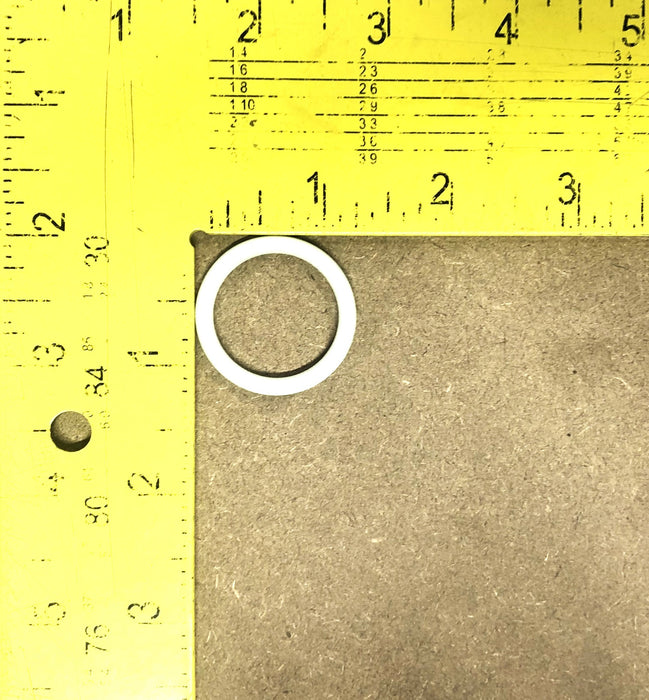 Hinds-Bock 1/8  Inch DIA 1-1/4 Inch OD White O-Ring 214 [Lot of 24] NOS