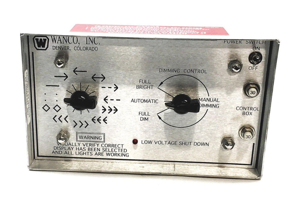 Wanco INC Low Voltage Shut Down 102469-001 JMJ NOS