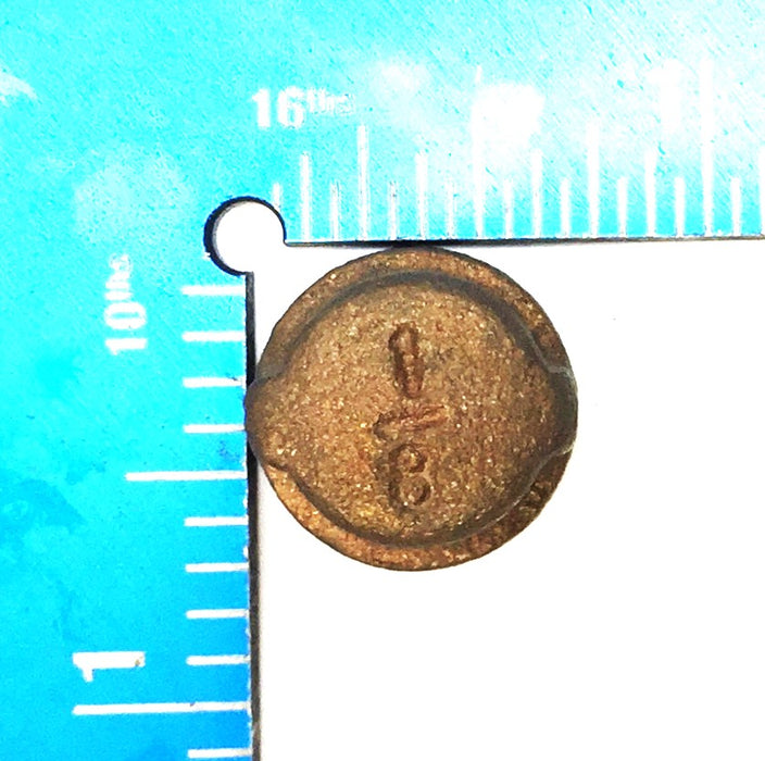 UNBRANDED 1/8" Flat Top Brass Cap [Lot of 6] NOS
